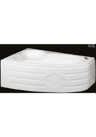 Resim Alika 150 x 100 CM Asimetrik Jakuzi Küvet Hidromasaj 