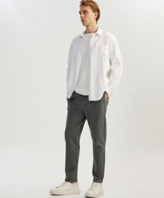 Resim Koton Viskon Karışımlı Beli Bağcıklı Jogger Eşofman Pantolon Antrasit 5sam40010hk Antrasit 