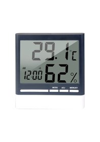 Resim Tenfowee Dijital Nem Ölçer Termometre İle Alarmlı Ve Hafıza Fonksiyonlu İç Mekan Nem Ve Sıcaklık Ölçer, Ev Ofis Sera İçin 