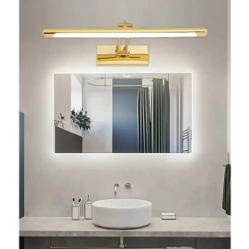 Resim Buiva Modern Duvar LED Aplik Banyo Tablo Aydınlatma Kuğu Pelikan Aplik Gold Sarı Gün Işığı Samsung Ledli 