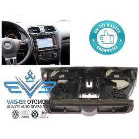 Resim Vw Golf 6 Vı Ön Orta Torpido Havalandırma Izgarası 5K0819728N 