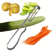 Resim 1 adet veya 1 set Sebze Meyve Soyacak Paslanmaz Çelik Bıçak Lahana Rendesi Salata Patates Dilimleyici Havuç Soyma Salatalık Jülyen Yam Doğrayıcı Mutfak Aksesuarları Otel/Restoranlar/Süpermarketler/Yemek Kamyonları için Pişirme Araçları 