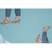 Resim Örgü Desenli Dolgu Topuk Ayakkabı 