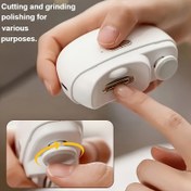 Resim 2-in-1 Elektrikli Tırnak Makası, USB Şarj Edilebilir LED Işık, Anti-Sıkıştırma Güvenlik Özellği, Parlatma ve Taşlama Fonksiyonları, Uzun Pil Ömrü, Taşınabilir Tasarım, Tüm Yaşlar İçin Uygun, Gençler için Tırnak Parlatıcısı, Çok Fonksiyonlu Bebek Elektrikli Tırnak Dosyası, Yeni Doğan Tırnak Parlatma Aracı, Yüksek Kaliteli Hediye Paketleme, Aile ve Arkadaşlar İçin Mükemmel Sevgililer Günü Hediyesi 