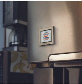 Resim Tekneden İnmezsen Suda Yürüyemezsin Baskılı Mdf Magnet 7x7 404 