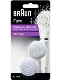 Resim Braun Face Yüz Temizleme Cihazı Yedek Fırça Başlığı 2'li Paket SE80 4210201119500 