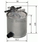 Resim BOSCH 09864B2011 F026402019 YAKIT FİLTRESİ DACIA LOGAN- LOGAN MCV 