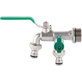 Resim Pazly Çıkarılabilir Vanalı 3/4 İnç Bahçe Musluğu, 25mm, Yüksek Kalite Pirinç, Pratik Tasarım 25mm 