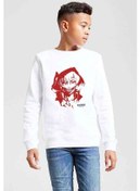 Resim Anime Tokyo Ghoul Anteiku Baskılı Unisex Çocuk Beyaz Sweatshirt (534756533) Beyaz 