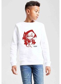 Resim Anime Tokyo Ghoul Anteiku Baskılı Unisex Çocuk Beyaz Sweatshirt (534756533) Beyaz 