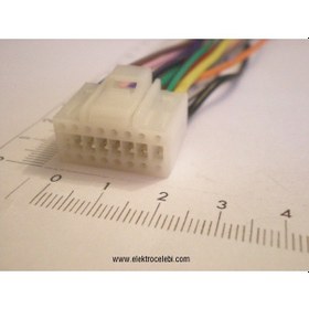 Resim 12 Pin Oto Teyp Soketi 