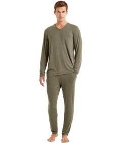 Resim Erkek Pijama Takımı 40635 - Yeşil 