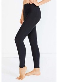 Resim Cojans Kadın İçi Pamuklu Termal Pijama Tayt İçlik Siyah Çok Renkli 
