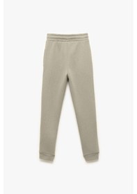 Resim Koton Erkek Çocuk Beli Lastikli Cepli Şardonlu Basic Jogger Eşofman Altı Gri 