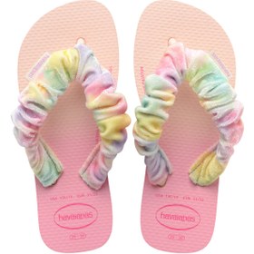 Resim Havaianas Pembe Kız Çocuk Terlik FLUFFY 