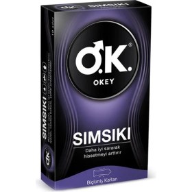 Resim Okey Okey prezervatif Sımsıkı 10'lu 