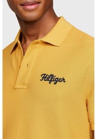Resim Tommy Hilfiger Erkek Polo Yaka T Shirt Mw0mw35603 Ze1 Hardal Hardal 