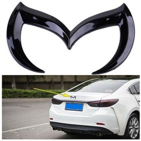 Resim Mazda 2 3 5 6 Cx Miata Mat Siyah Metal 3m 3d Bagaj Logo 