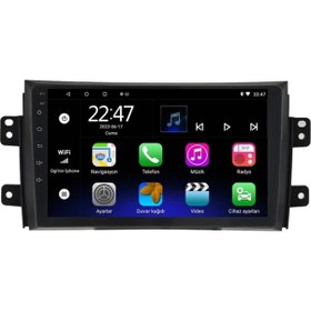 Resim Celali Tuning Suzuki Sx4 2005-2013 Android 12 Carplay Navigasyon Multimedya - 2gb Ram 32gb Hdd 