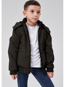 Resim Benitto Kids Erkek Çocuk Kapüşonlu Mevsimlik Ceket 51313 Siyah 