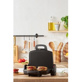 Resim Mediterian Siyah Tost Makinesi 1500W, Resmi Garantili, Hızlı ve Kolay Tost Yapımı 