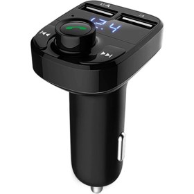Resim Beatitude Fm Transmitter Universal Bluetooth Mp3 Çalar Oto Radyo Araç Kiti Çakmaklık Şarj Aleti Müzik Kiti 