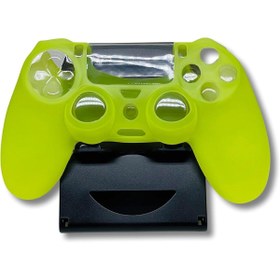 Resim salesalbutik Ps4 Joystick Uyumlu Silikon Kılıf Koruyucu Kılıf Sarı 