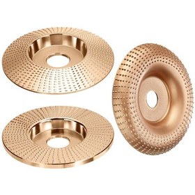 Resim Tungsten Karbür Taşlama Tekerleği Paketi 3 Odun Oyma Diskleri 4 'veya 4 1/2' Açılı Taşlama 