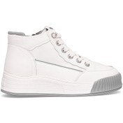 Resim Guja 25k334 Kadın Hakiki Deri Sneaker Bot Gri Gri 