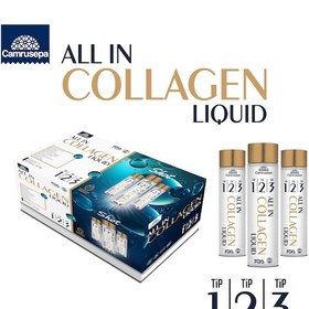 Resim Camrusepa All In Collagen Liquid Tip 1-2-3 28 Flakon Likid Kolajen 