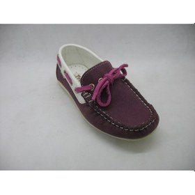 Resim Tirenti Club 363 Deri Biyeli Ortopedik Destekli Kız Çocuk Ayakkabı Mor 