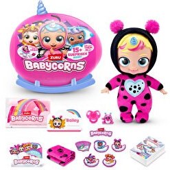 Resim Rainbocorns Sevimli Sürpriz Bebek 92107 Mavi Boynuz 