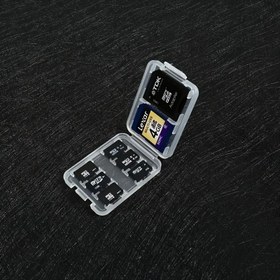 Resim 1/2/3 Paket Hibrit Hafıza Kartı Saklama Kutusu, Plastik Organizatör Micro SD/TF/T-Flash/SD/SDHC/SDXC/MS/Memory Stick, Güvenli ve Mini SD Kart Koruma Kutusu 
