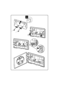 Resim Japar Pulse Mat Krom Çift Kademeli Gömme Rezervuar Kumanda Paneli 500148 Plastik Krom - Mat 