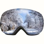 Resim 2025 En Yeni Çift Lensli -Sis Gözlük Kayak Kar Gözlüğü Kışlık Outdoor Spor Koruyucu Gözlük Snowboard Gözlüğü 