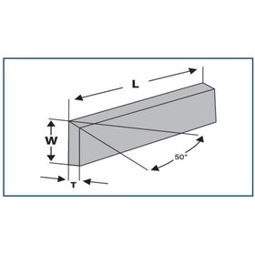 Resim Resiste 300x35x3 Crv Planya Bıçağı ( 1 Adet ) 