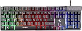 Resim Everest KB-GX9 Siyah USB Gökkuşağı Renkli Aydınlatmalı LC Layout Standart Gaming Klavye 