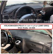 Resim VOLKSWAGEN POLO (Ön Cam 4 Çıkışlı) (1997-2001) TORPİDO KORUMASI / HALISI / ÖRTÜSÜ / KILIFI 