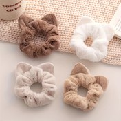 Resim Sevimli Flanel Kedi Kulak Bandı - Yumuşak, Kabarık, Boş Spiral Saç Bağları - At Kuyruğu ve Bantlar İçin İdeal Hediye - Anneler Günü ve Partiler İçin Mükemmel, Festivite Uygun Saç Aksesuarları | Oynak Aksesuar | Kabarık Dokusu 