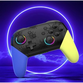 Resim Switch Ns Pro Controller Uyumlu Rgb Işıklı Gamepad – Pc / Android / Ios S12 Model 