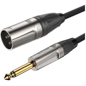 Resim Roxtone Rx-K13101 1 Metre 6.3 Mm Mono Gitar -Xlr Erkek Mikrofon K 