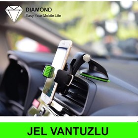 Resim Torpido Araç Tutacağı Diamond Jel Vantuz Araç Içi Telefon Tutucu 