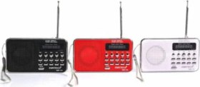 Resim Emr-330 Taşınabilir Mini Radyo Tf Kart + Usb Dijital Ekran 