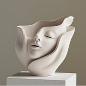 Resim Sanatsal Yüz Silikon Kalıbı - Yeniden Kullanılabilir DIY Mum Yapım Kalıbı, Reçine & Sukulent Saksısı - Gotik Ev Dekoru, Halloween Aksesuarları ve Koyu Akademi Hediyesi (Müze Kalitesinde Heykel Tasarımı) 