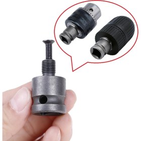 Resim Depolife 1/2 Somun Sıkma Matkap Mandren Adaptör Somun Sökme Makinesini Mandrene Çevirici Paratı 