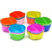 Resim Willowhaven 5 Adet Gül Şekilli Mum Kalıbı Seti Multicolor Çok Renkli 