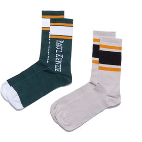 Resim 2'li Desenli Unisex Çorap Vintage Collection - Old-School - Çok Renkli / 41-45 