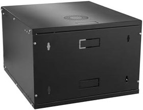 Resim 9U Duvar Tipi Soft Serisi Network Server Kabinet, 600mm Derinlik, Server Rack Kabinet Muhafazası, 4mm Temperli Darbelere Karşı Dayanıklı Ön Cam Panel, IT Ekipmanları Muhafaza kabini 