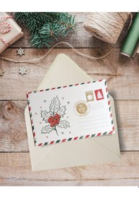 Resim Yılbaşı Kokina Temalı Kartpostal Seti, Yeniyıl, Noel, Tebrik Ve H 