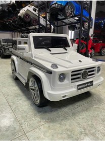 Resim Akülü Araba Brabus Beyaz 